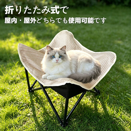 DEERPET Foldable Elevated Outdoor Dog Cot - main view