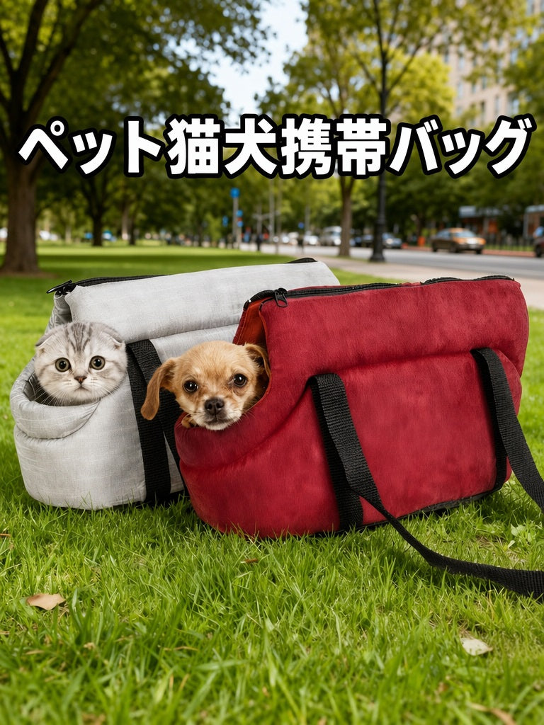 DEERPET Soft 3-Way Pet Carrier Tote - main view