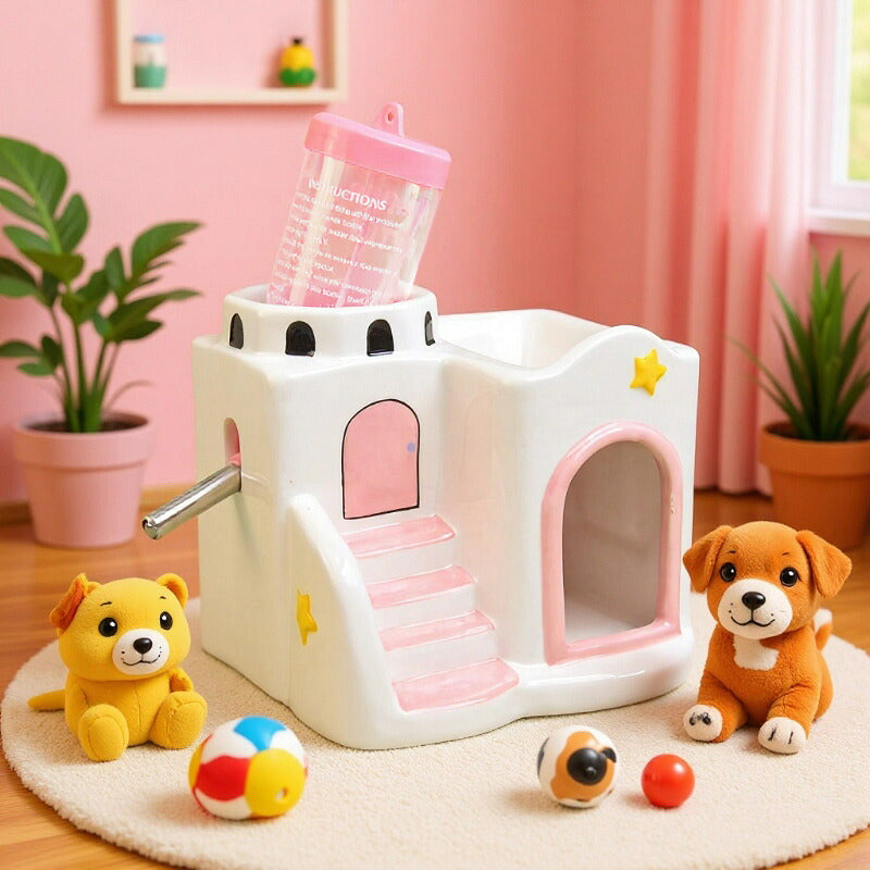 DEERPET Ventilated Ceramic Small-Pet House - main view