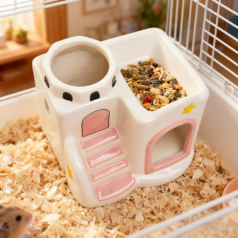 DEERPET Ventilated Ceramic Small-Pet House - detail view 2