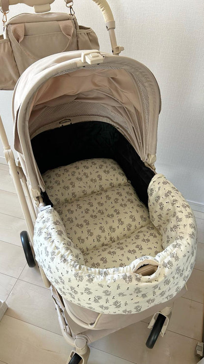 DEERPET Floral 3-Piece Pet Stroller Cushion Set - detail view 2