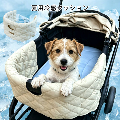 DEERPET Quilted Pet Stroller Chin-Rest Cushion - detail view 2