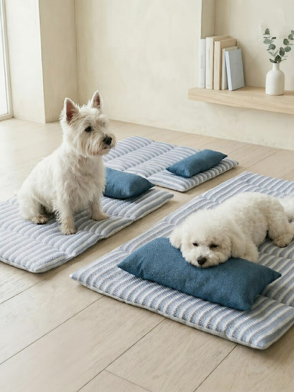DEERPET Cool-Touch Pet Mat with Pillow - detail view 3
