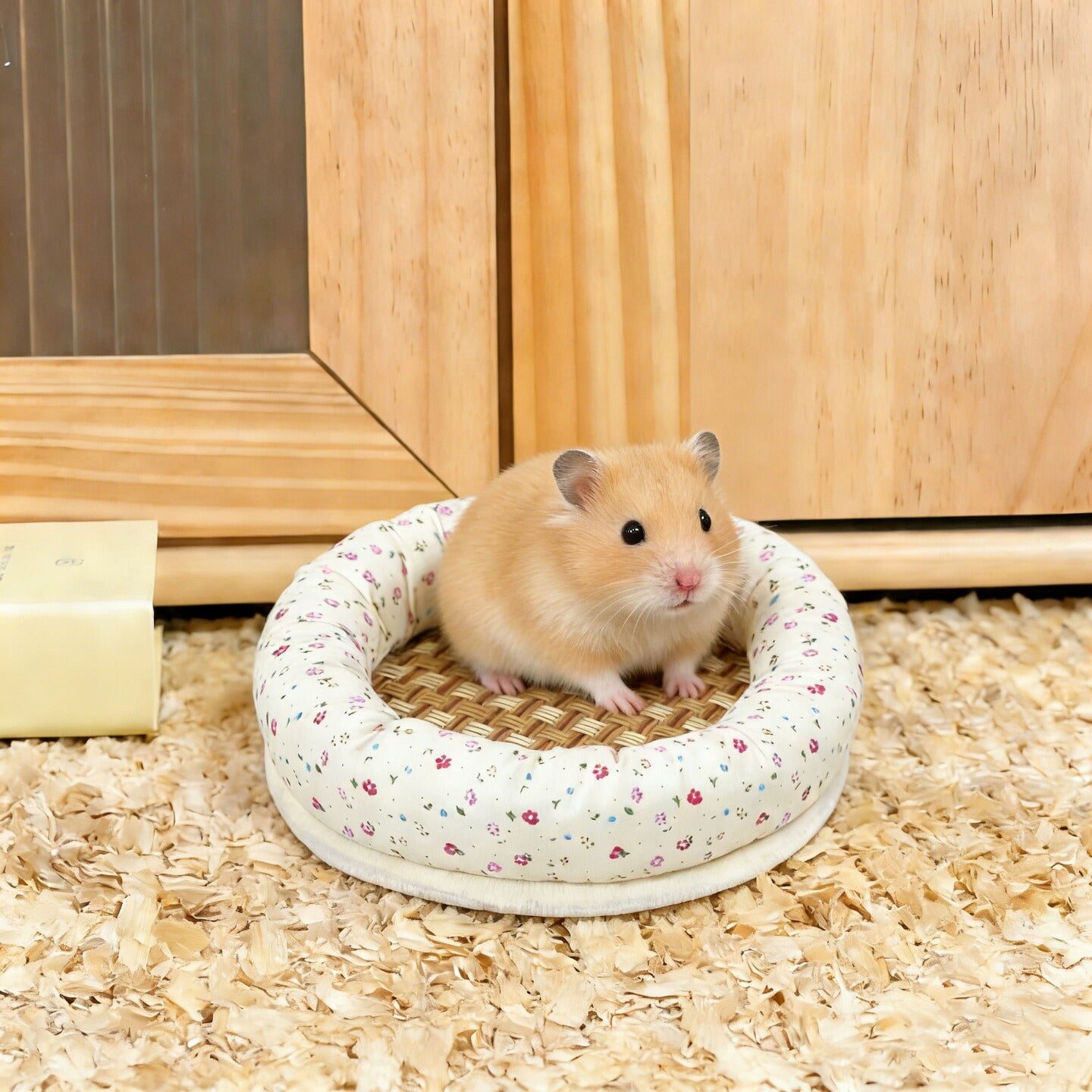 DEERPET Round Cushion Bed for Small Pets - detail view 3