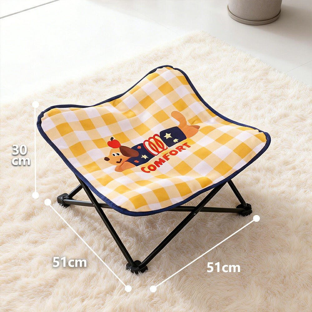 DEERPET Patterned Foldable Elevated Dog Cot - detail view 4