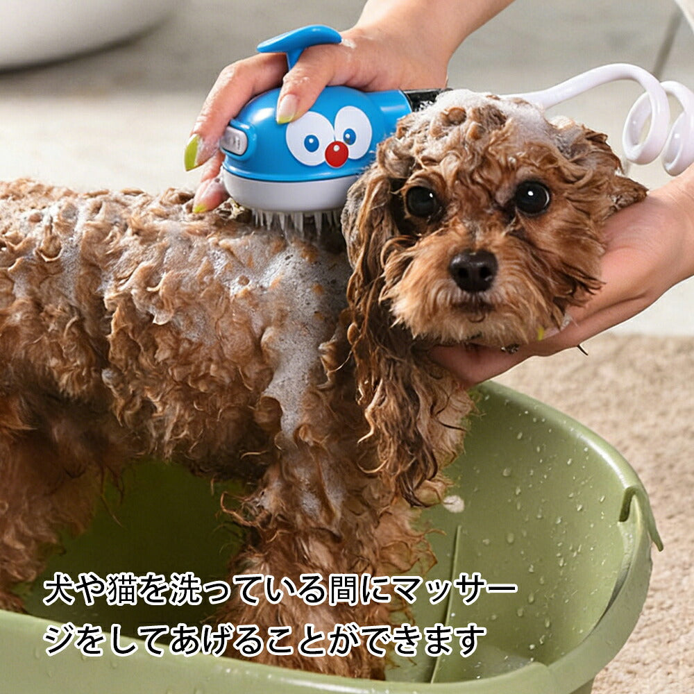 DEERPET Two-Mode Pet Shower Head with Soft Brush - detail view 5