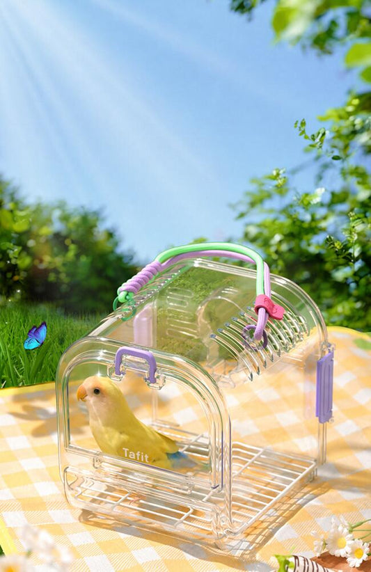 DEERPET Portable Bird Carrier with Perch - detail view 5