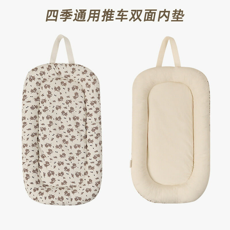 DEERPET Floral 3-Piece Pet Stroller Cushion Set - detail view 6
