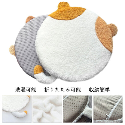 DEERPET Faux Rabbit Fur Memory-Foam Pet Mat - detail view 7