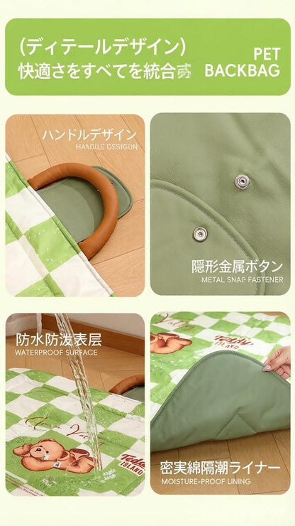 DEERPET Extra-Large Water-Resistant Outdoor Pet Mat - detail view 7