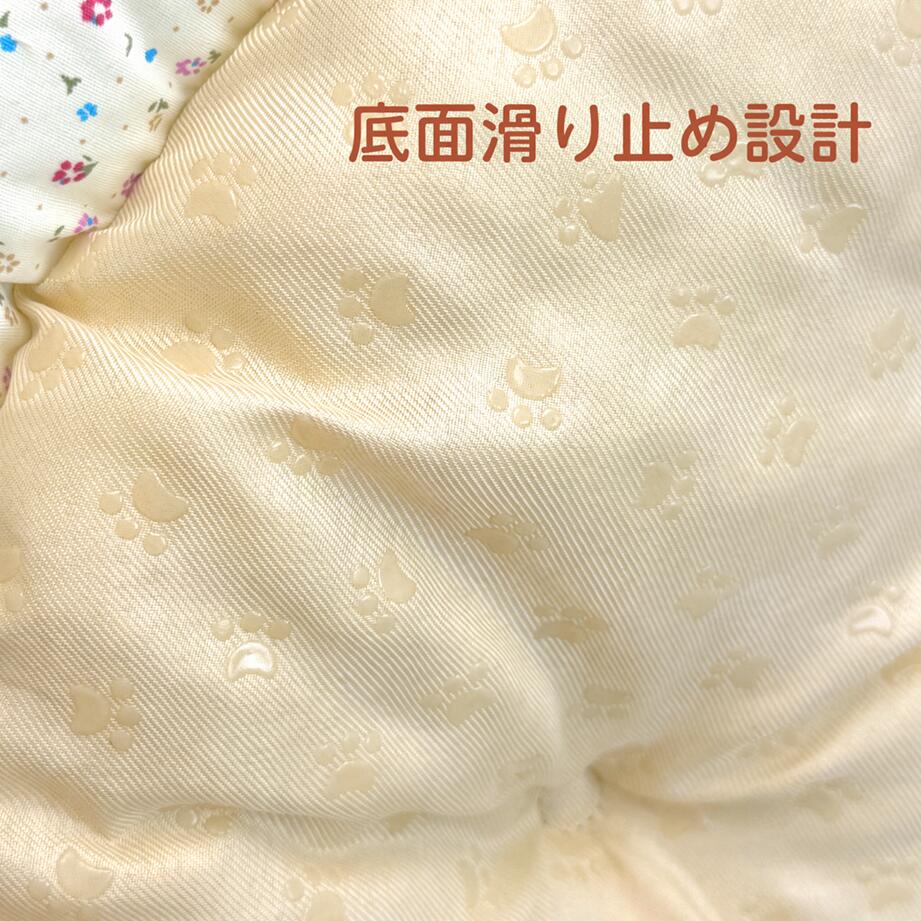 DEERPET Washable Round Bolster Pet Bed - detail view 7