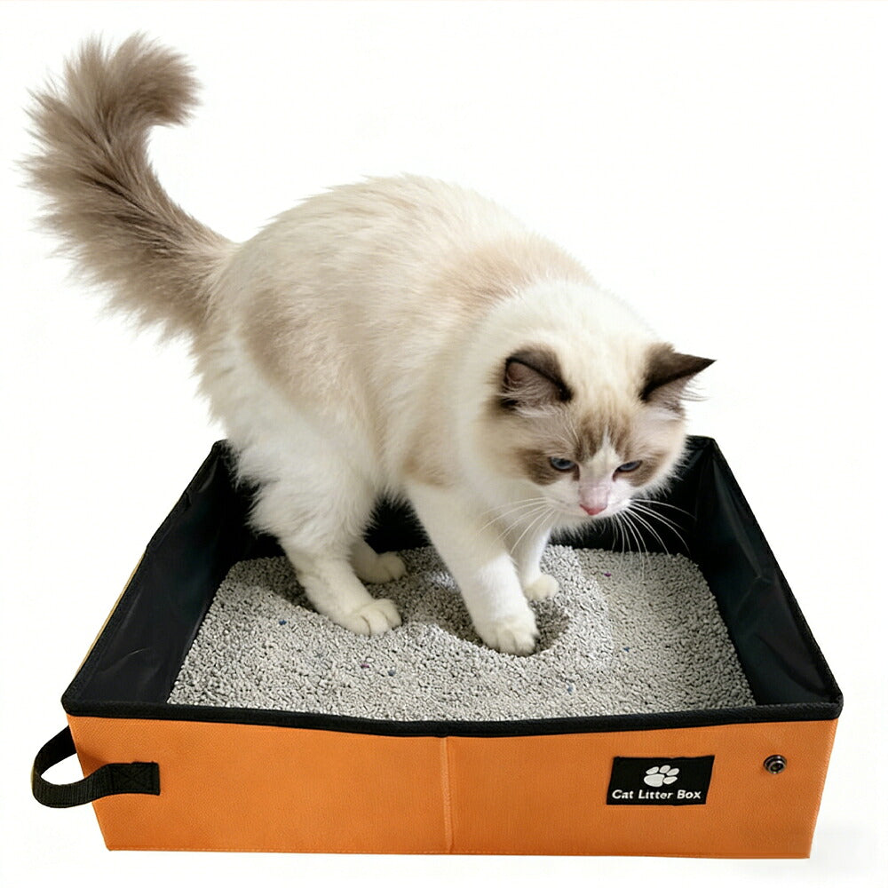 DEERPET Foldable Portable Cat Litter Box - detail view 7