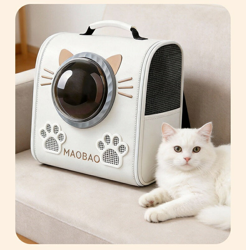 DEERPET Ventilated Dome Pet Carrier Backpack - detail view 8