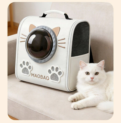 DEERPET Ventilated Dome Pet Carrier Backpack - detail view 8