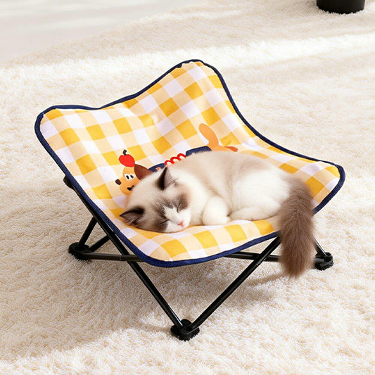 DEERPET Patterned Foldable Elevated Dog Cot - detail view 8