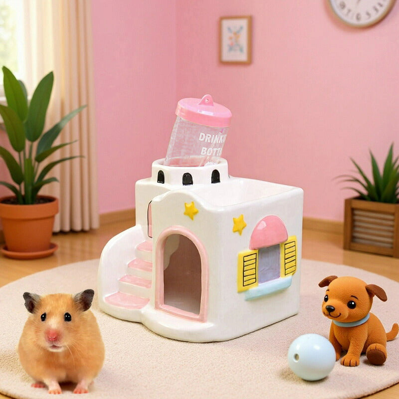 DEERPET Ventilated Ceramic Small-Pet House - detail view 9