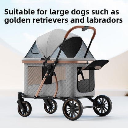 Foldable Large Pet Stroller
