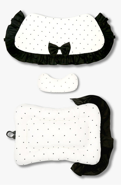 DEERPET Bow & Dot 3-Piece Stroller Cushion Set - detail view 11