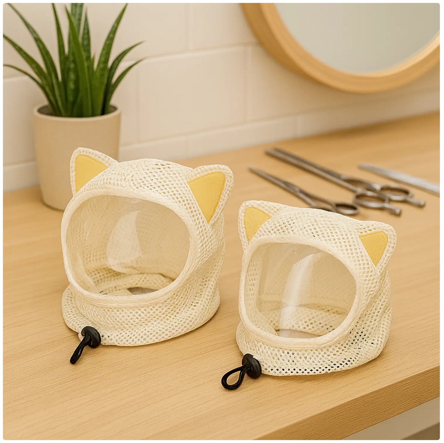 DEERPET Transparent Grooming Head Cover - detail view 11