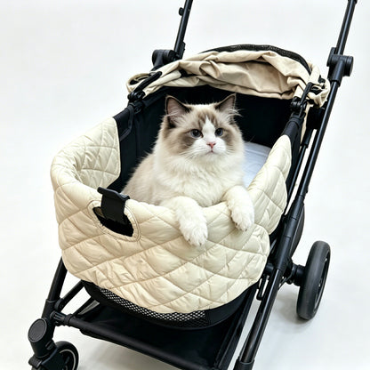 DEERPET Quilted Pet Stroller Chin-Rest Cushion - detail view 12