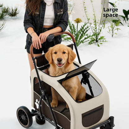 Foldable Large Pet Stroller