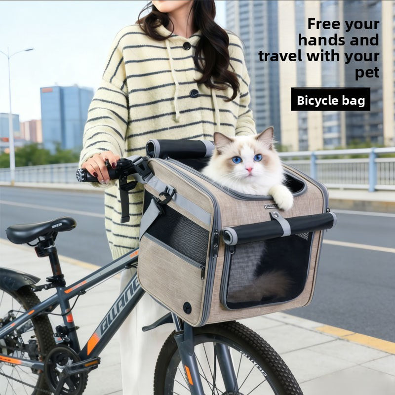Foldable Bicycle Pet Carrier