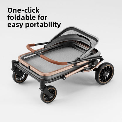 Foldable Large Pet Stroller