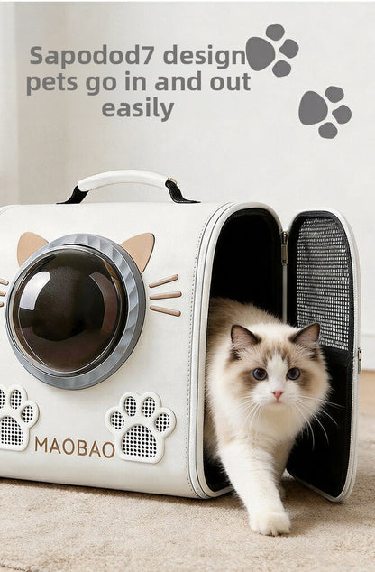 Ventilated Dome Pet Carrier Backpack